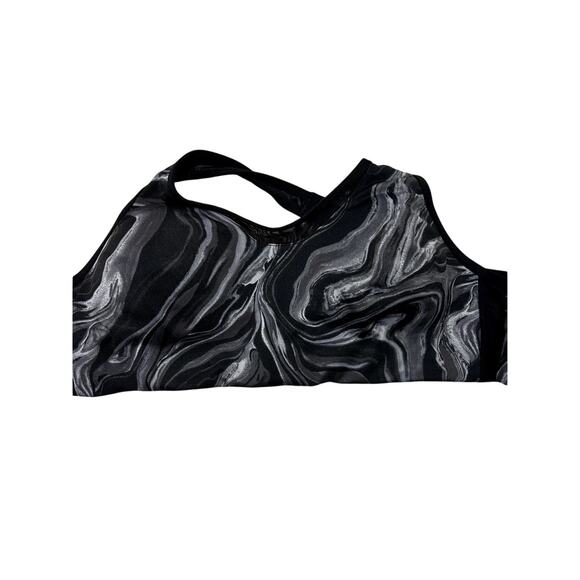 PINK Active Camo Mesh Sports Bra Criss Cross Back EUC - Picture 5 of 9